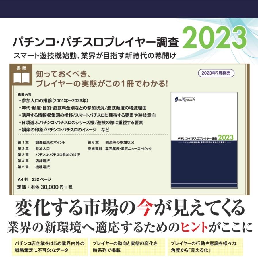 パチンコ・パチスロプレイヤー調査【2023】